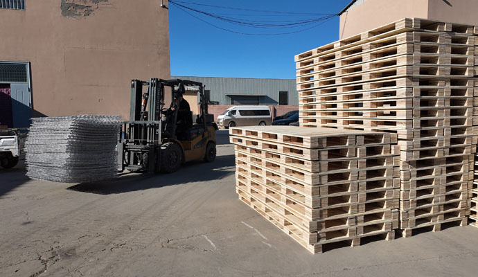 Gabion Loading Area